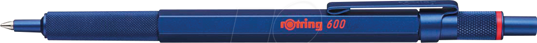 ROTRING 2114262 - Kugelschreiber, metallic-blau, M, rOtring 600