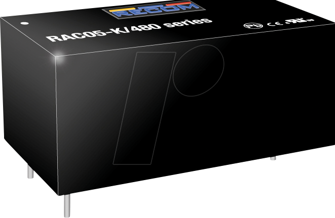 RAC05-05SK-480 - AC/DC-Wandler, 5 W, 85-528 V AC, 5 V DC, Modul