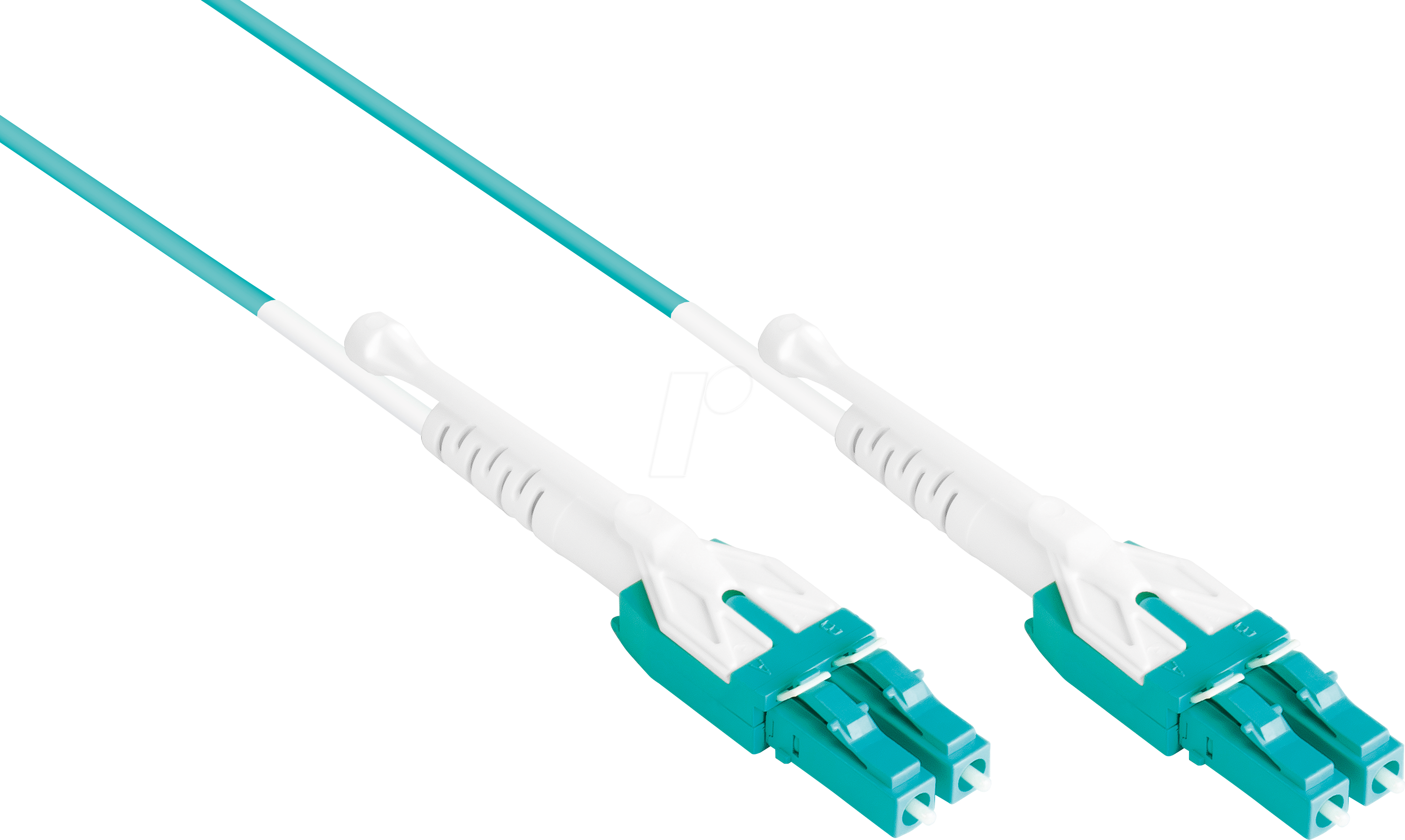 GC LW-U805LC3 - Patchkabel LWL Duplex OM3 50/125µ LC/LC, 5 m, aqua