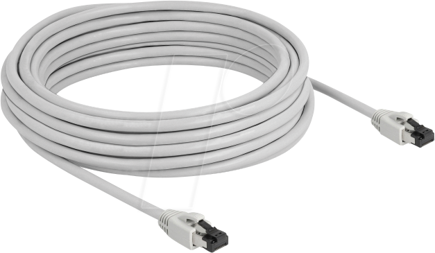 Thumbnail - DELOCK 80564 - Cat.8.1 Patchkabel, S/FTP, 10 m, grau
