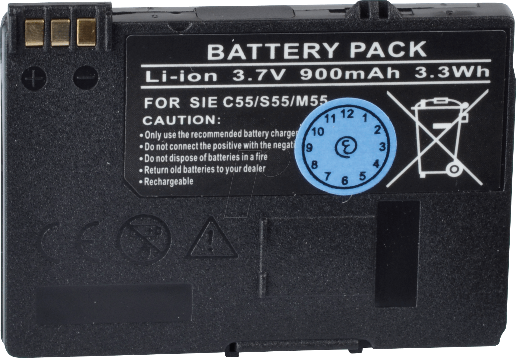 AKKU SIE 4 - Ersatzakku für Siemens, A52 / A57, Li-Ion, 900 mAh