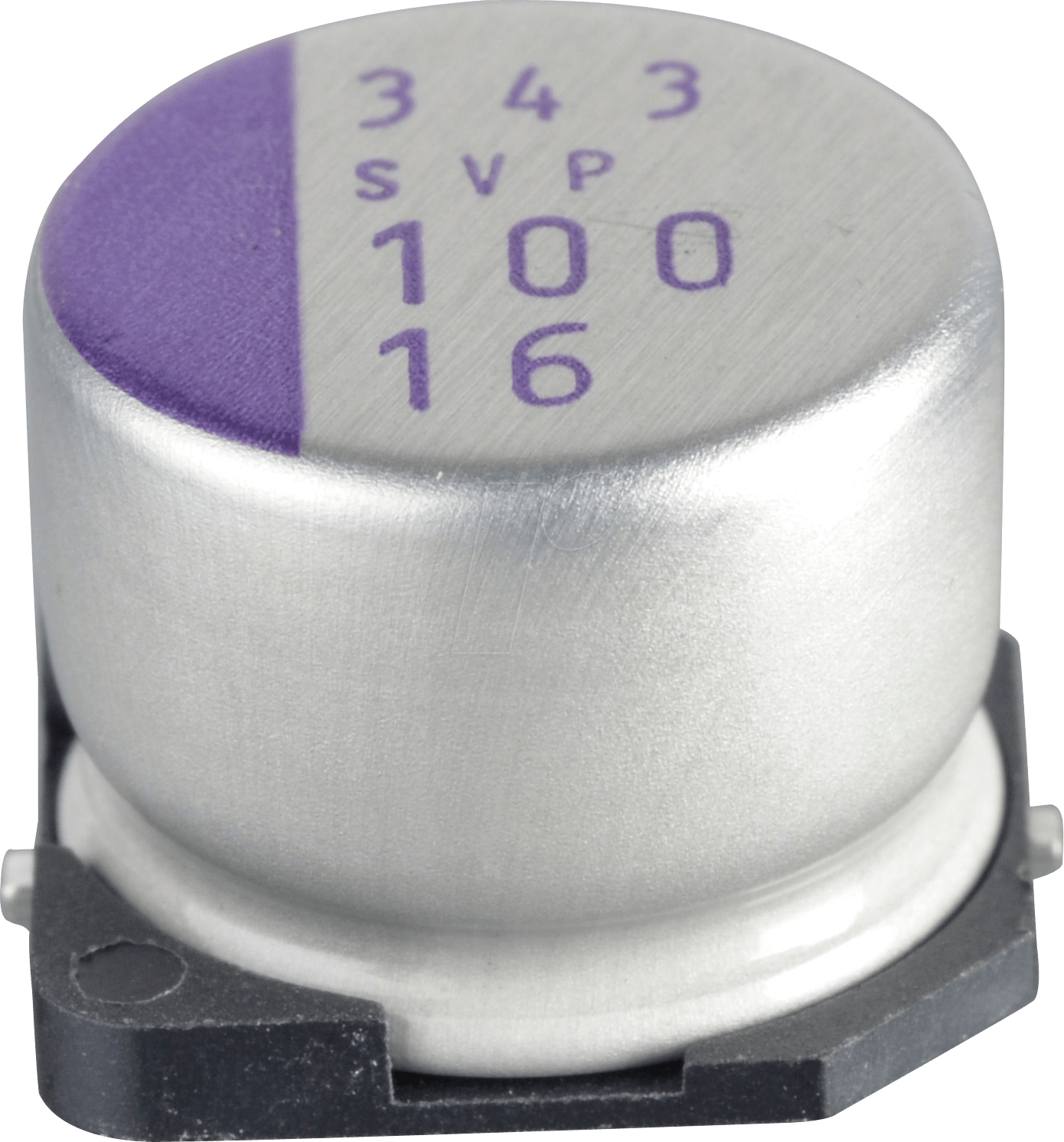 SVP 100/16 - ELKO-Polymere SMD, 100 µF, 16 V, 105°C, 10 x 8 mm