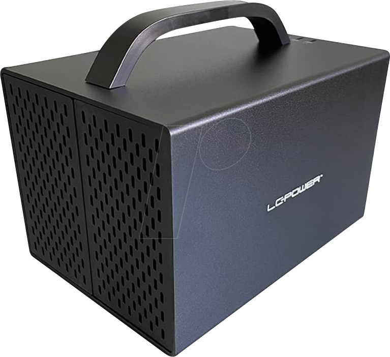 LC-35U3RAID4HDMI - Externes 4x 3.5'' SATA HDD RAID Gehäuse, USB 3.2