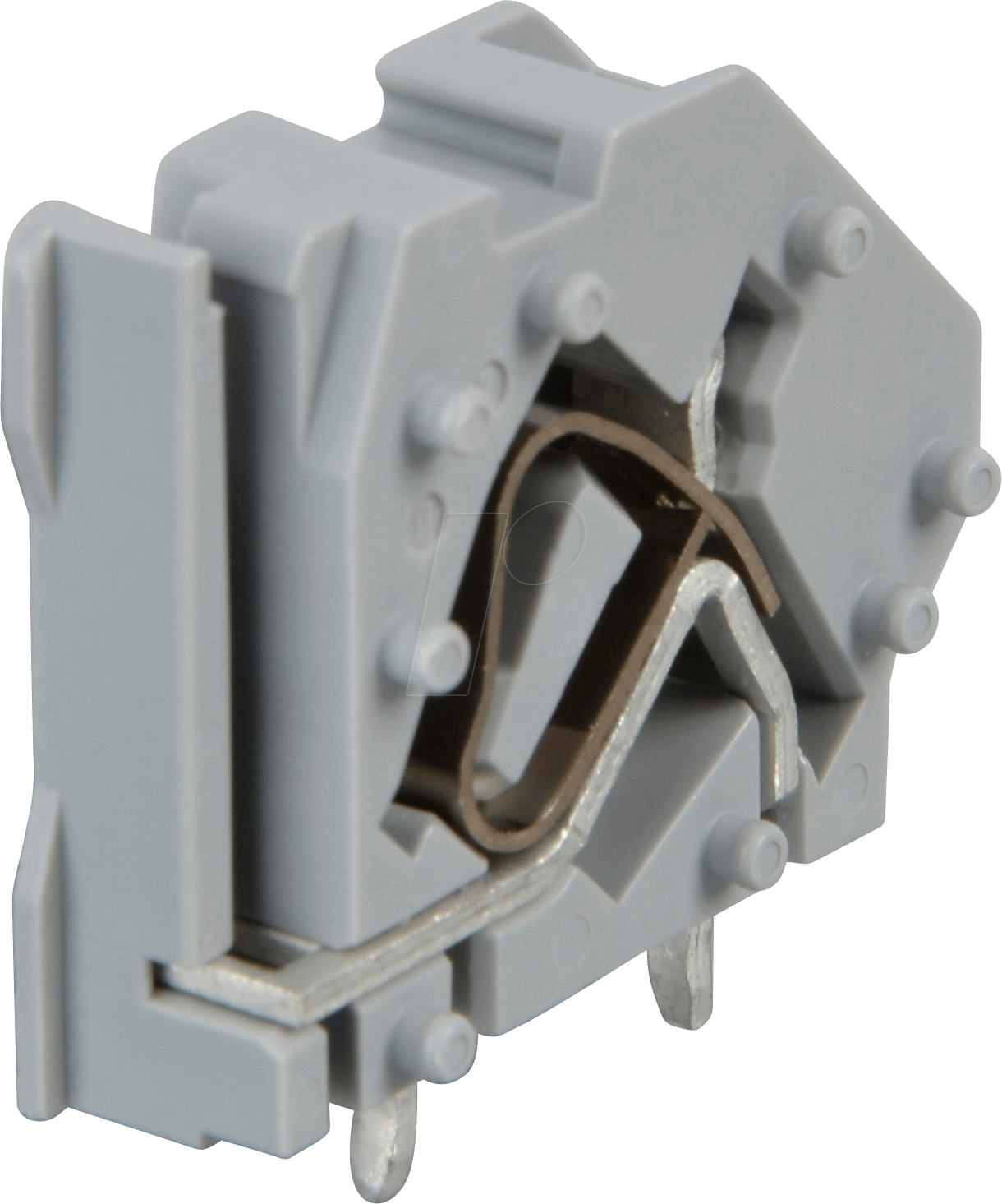WAGO 745-831 - Leiterplattenklemme, anreihbar, RM 7,5, grau