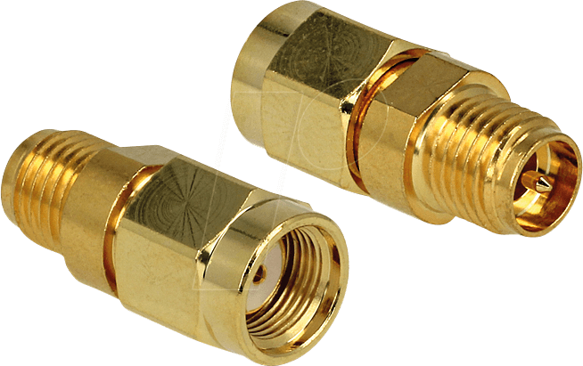 DELOCK 88875 - Adapter, RP-SMA Stecker, RP-SMA Buchse