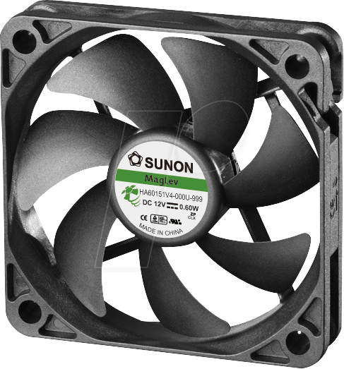 FAN-ML 6015-12S2 - Lüfter 60 x 60 x 15 mm / 12 V / 0,029 A