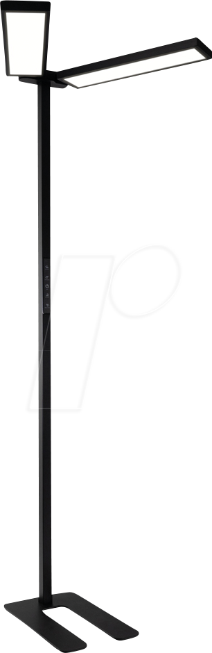 LUXULA LX700194 - LED Büro-Stehleuchte, Duoline, Up/Down, schwarz