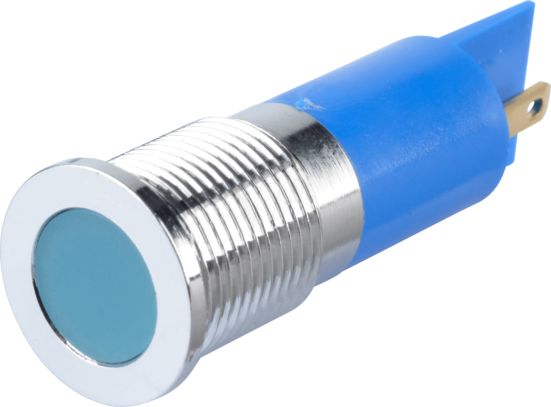APM Q14F1C B220E - LED-Signalleuchte, blau, 220 V, Ø 14 mm, bündig, FASTON