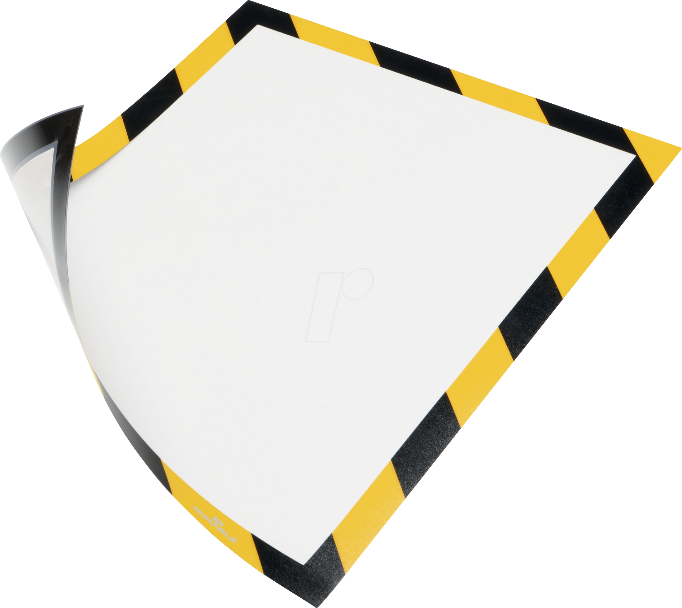 DURABLE 4945130 - Info-Rahmen, magnetisch, A4, schwarz/gelb, 5 Stück