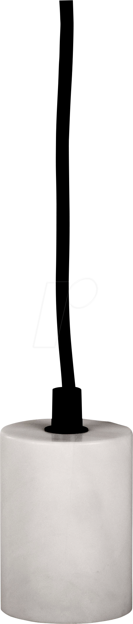 MLI 404097 - Pendelleuchte, E27 Fassung, rund, Marmor weiß