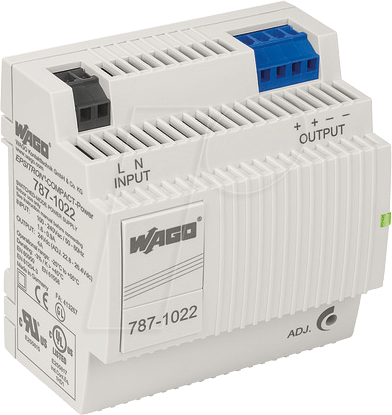 WAGO 787-1022 - Schaltnetzteil, Hutschiene, 96 W, 24 V, 4 A