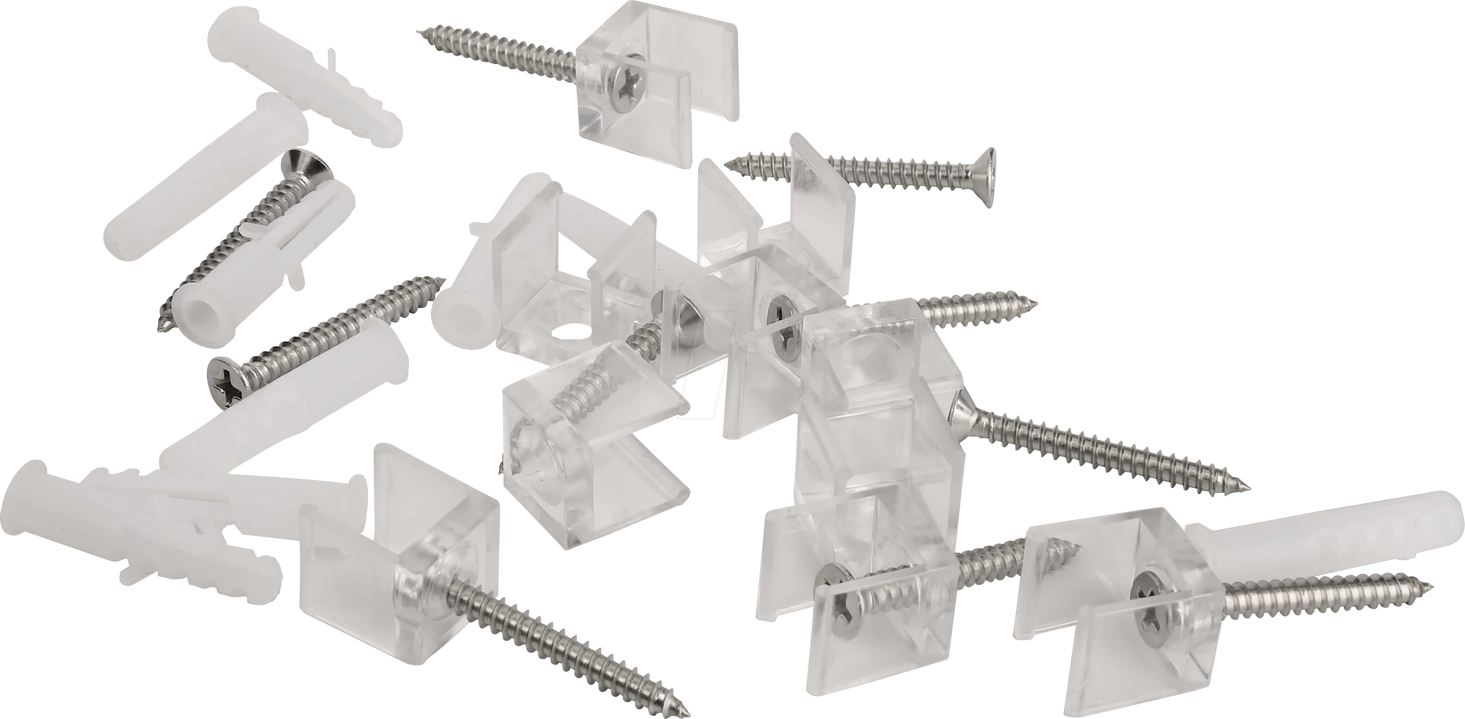 DEKO 930846 - Montageklammern Set 10 St. für Neon Omniflex Mini