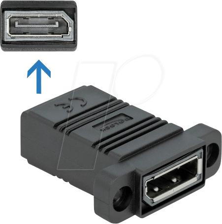 DELOCK 81309 - Easy 45 DisplayPort Adapter gerade