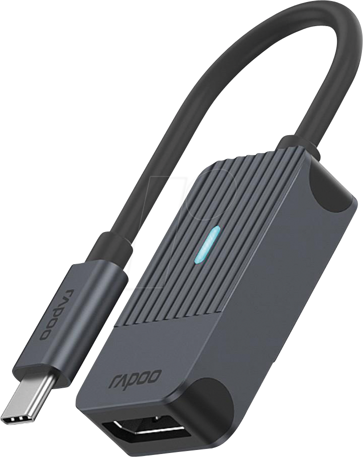 RAPOO UCA-1005 - Adapter USB Type-C > DisplayPort, 4K 60 Hz, 0,15 m