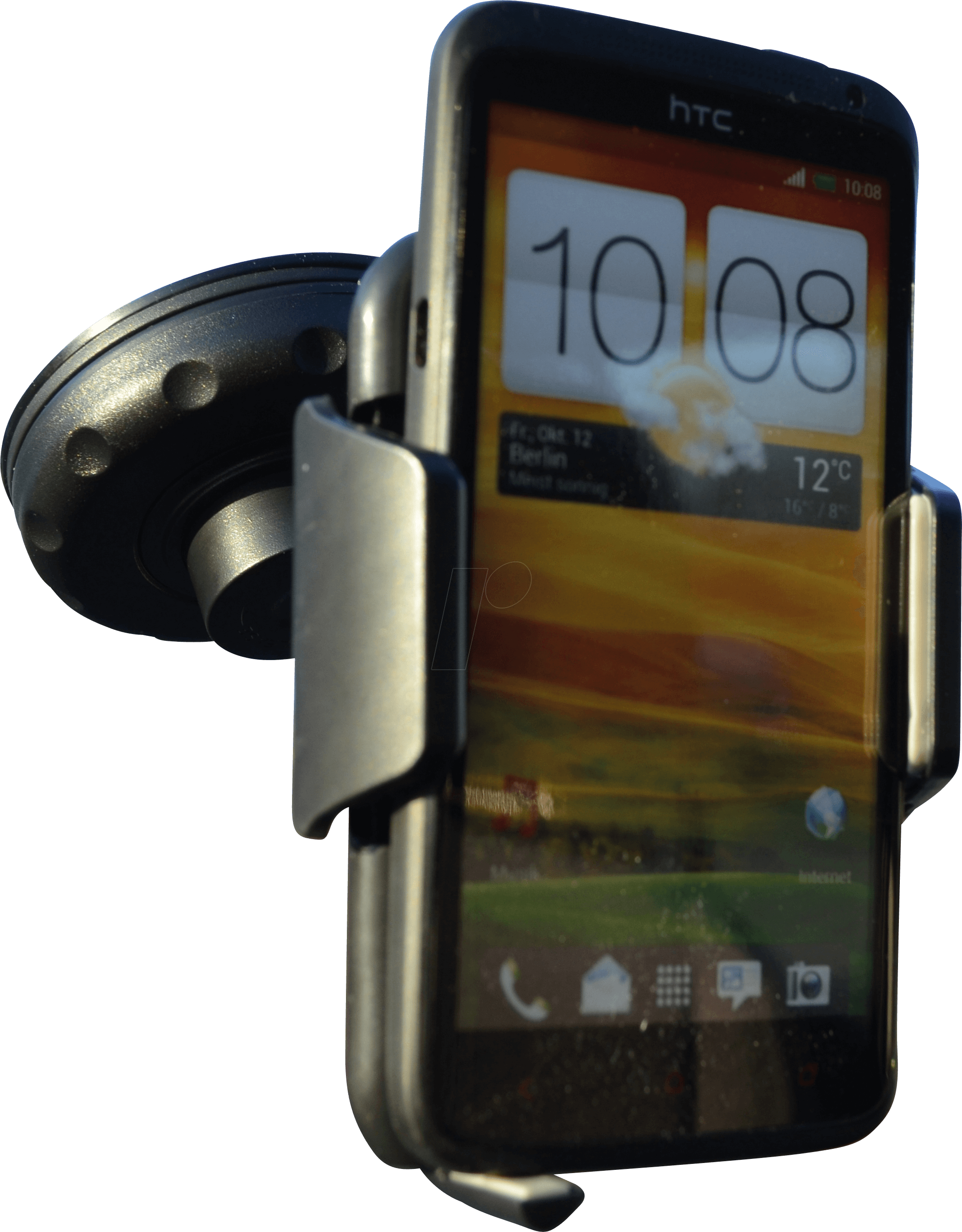 KFZ 37390 - KFZ - Smartphone-Halter mit Saugfuß, Anti-Rutsch-Pad