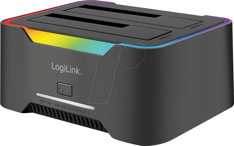 LOGILINK QP0036 - Docking Station USB-C 3.2 Gen 1, 2-Ports, HDD/SSD