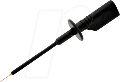 PRUEF 1610 FT SW - Prüfspitze, 2 mm, 1000V-CAT II, schwarz, gesichert