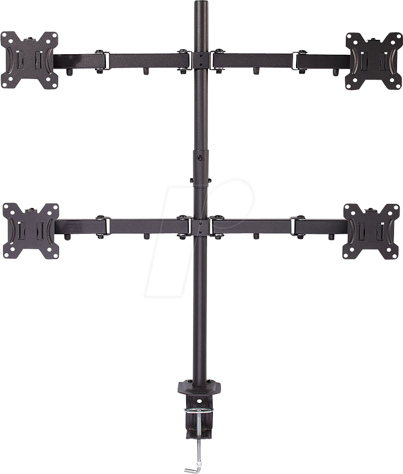 LINDY 40659 - Monitor Halter, 4 Displays, 345 mm, Tischmontage