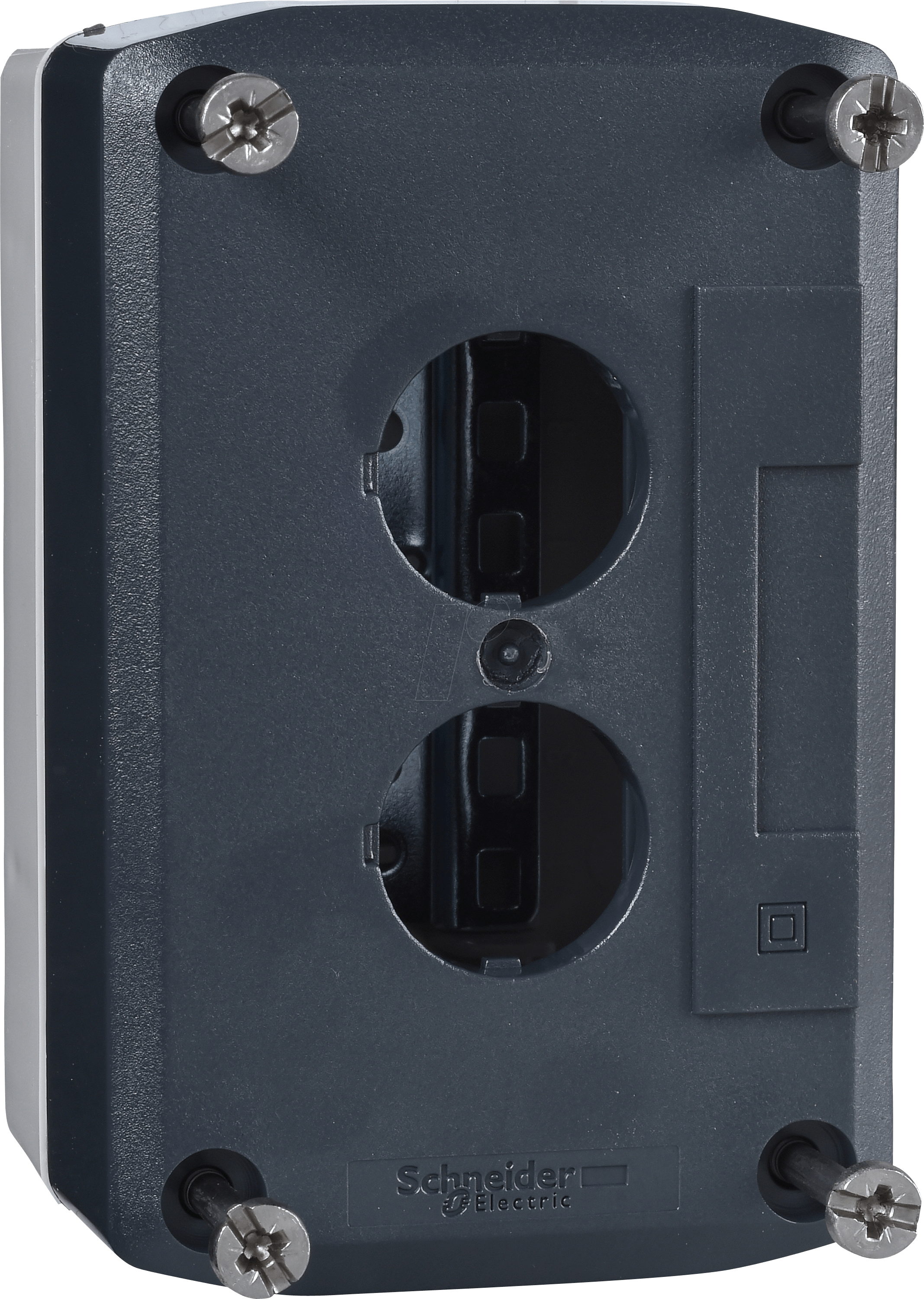 XALD02 - Leergehäuse, 2 Bohrungen, 68 x 16 x 53 mm