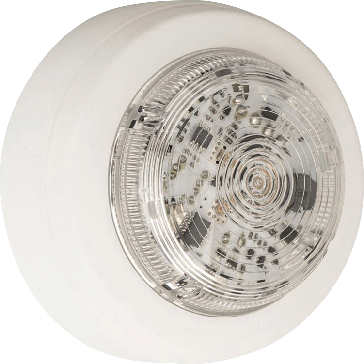 SOLXWFCLWS - Solista Maxi, weiß, blauer Blitz, klare Linse, SB