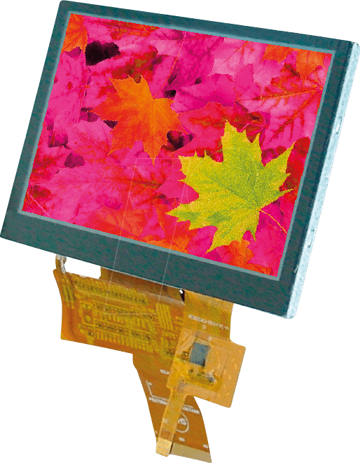 EA TFT043-42ATS - TFT-Display 4.3'', 95x54mm, 480x272 Dot, 24bit RGB, PCAP-Touch