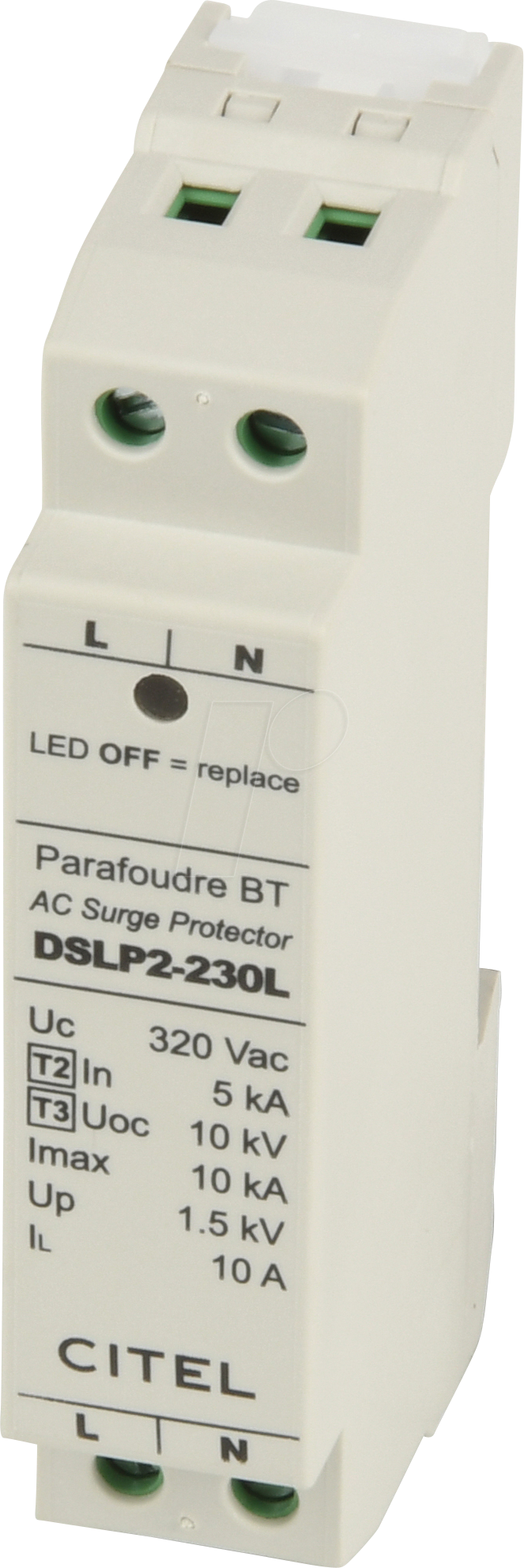 DSLP2-230L - Überspannungsschutz Typ 2+3, TN