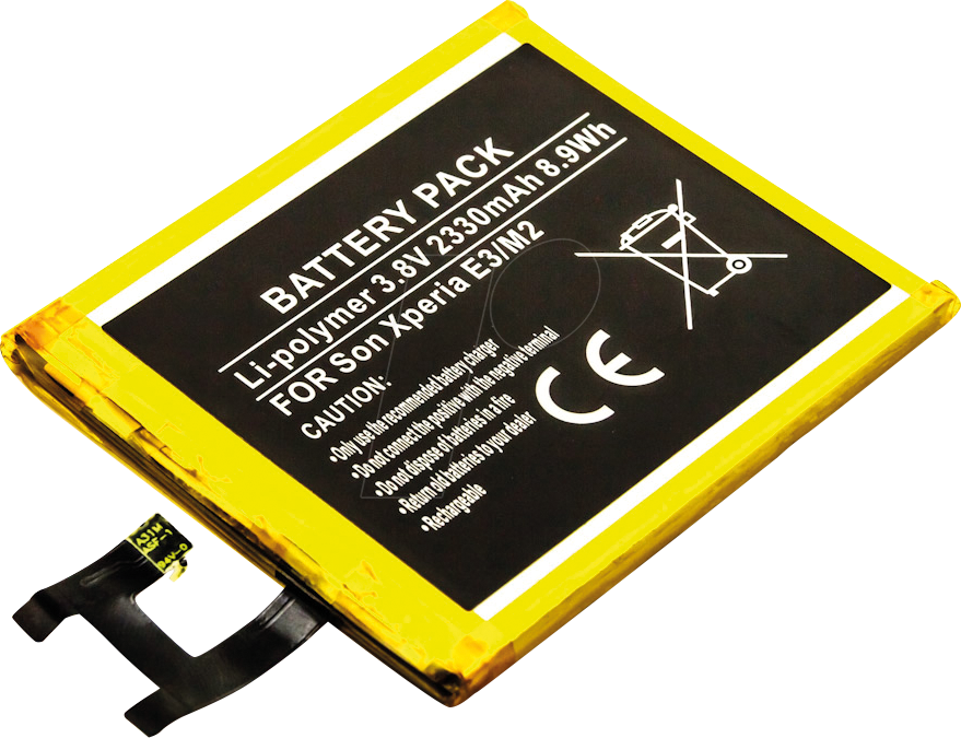 AKKU 10494 - Smartphone-Akku für Sony-Geräte, Li-Po, 2330 mAh