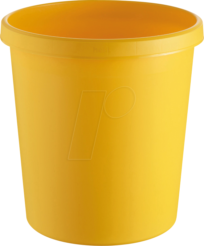HELIT H61058-18 - Papierkorb 18 Liter, gelb
