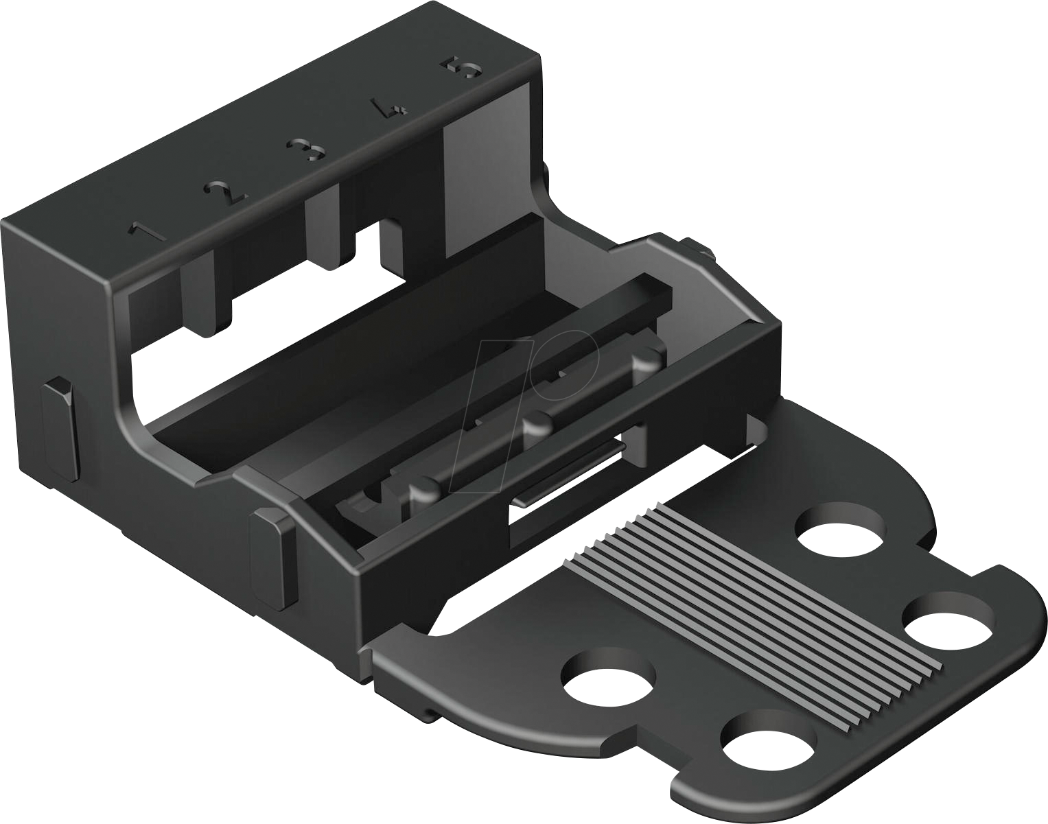 WAGO 221-505-004 - Befestigungsadapter, für 5-Leiter-Klemmen (4 mm²)