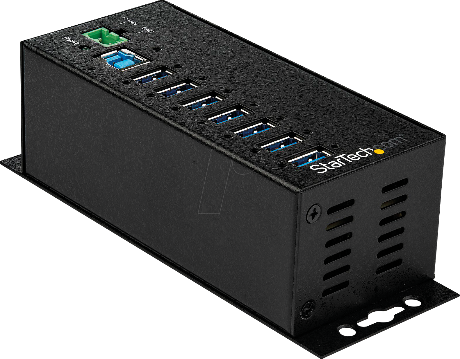 ST HB30A7AME - USB 3.0 Hub, 7 Port, DIN-Halterung, ESD, mit Netzteil