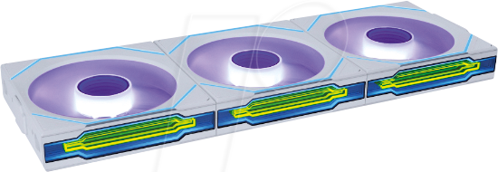 LIAN 12SLIN1W3W - UNI FAN SL-INF Kabellos, 3x 120 mm, weiß