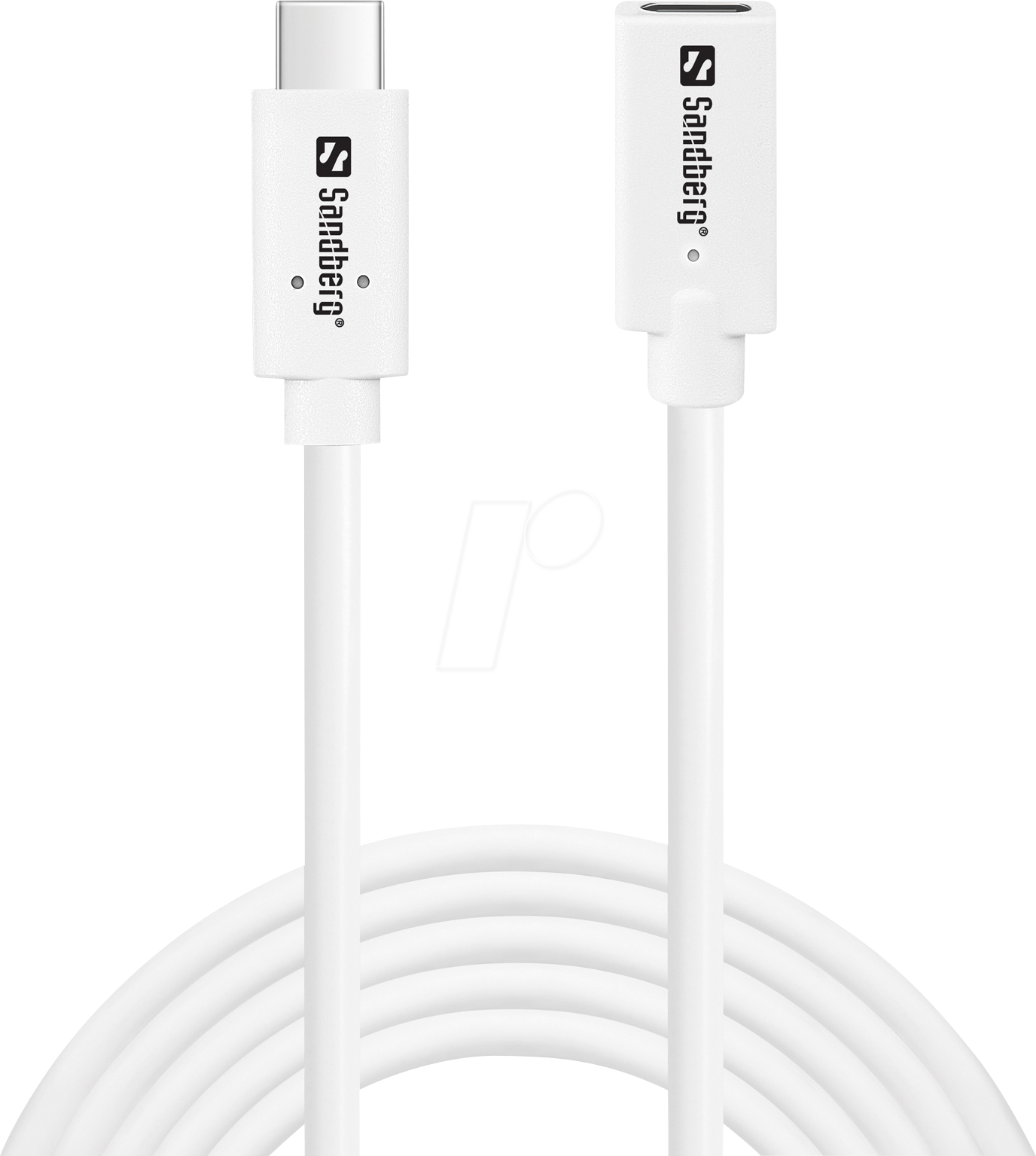 SANDBERG 136-55 - Sync- & Ladekabel, USB-C Verlängerungskabel, 2m