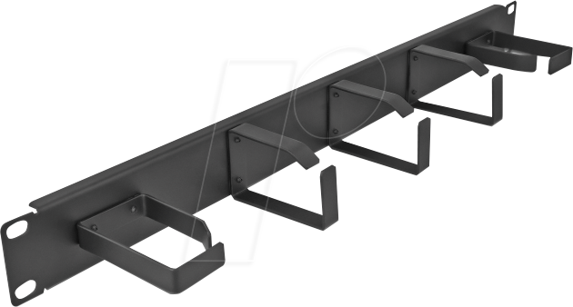 DELOCK 66848 - Rangierpanel, 19'', mit 5 Metall Bügeln, 1 HE