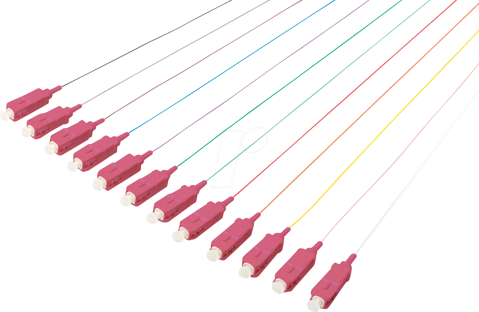 DIGI DK2522102-4 - LWL Pigtail-Set, SC, OM4, 50/125 µm, 12 Stück