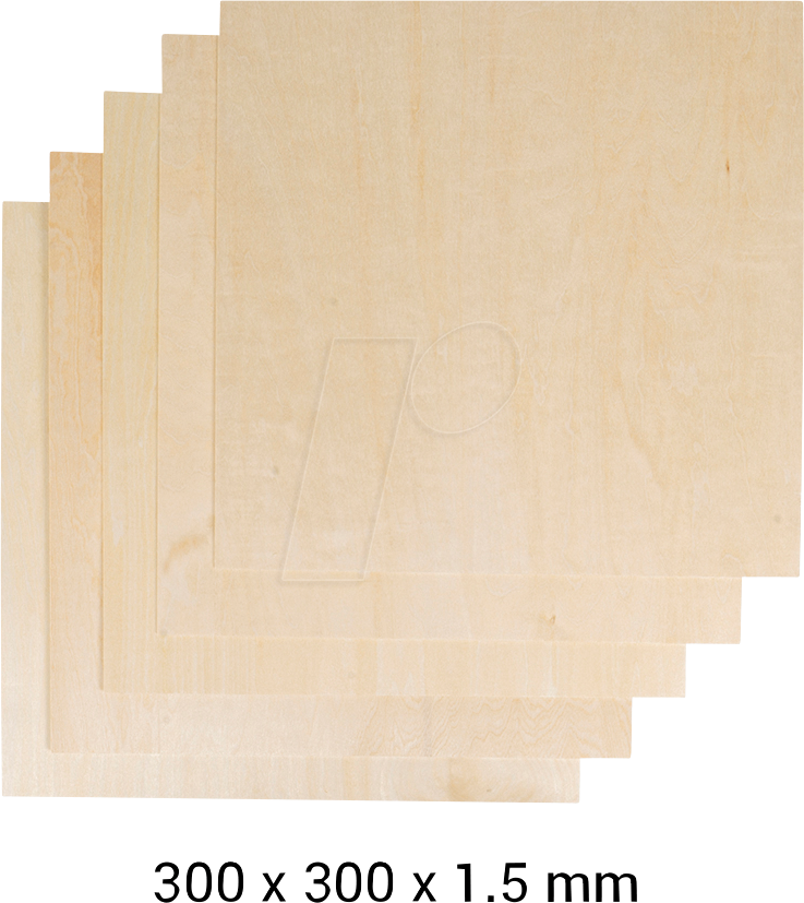 Thumbnail - SNAP 33045 - 3D Druck, Snapmaker 2.0 A350, Lindenholz, 5 Stück