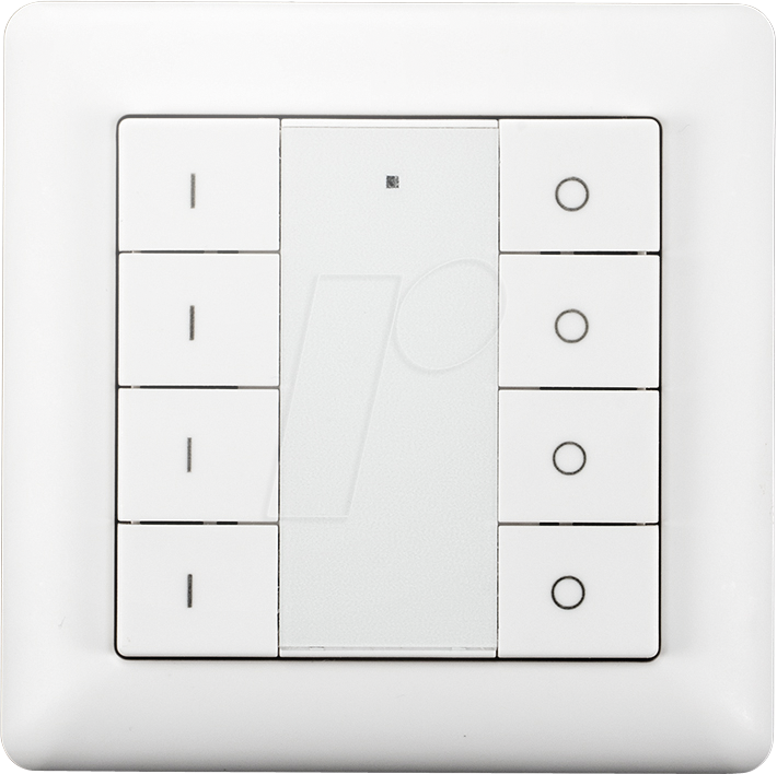 Thumbnail - ECO-DIM 10014 - Funkschalter Zigbee, weiß, universal, 4 Gruppe