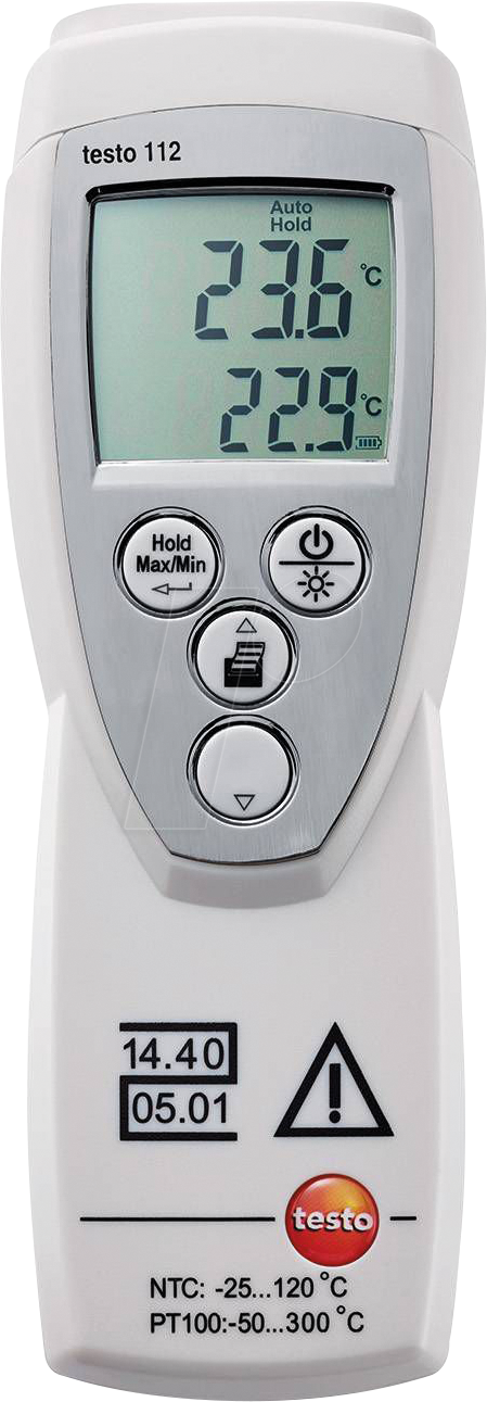 TESTO 0560 11281 - Digital-Thermometer testo 112, konformitätsbewertet