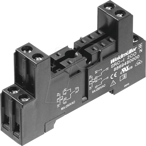 SRC-I 2CO N - Relaissockel RIDERSERIES RCI für 2 Wechsler
