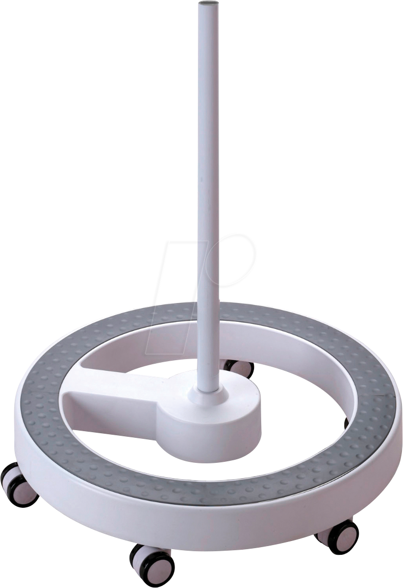 LUMENO 6159GR - Bodenstativ, graue Applikation, Stativ für Lupenleuchten