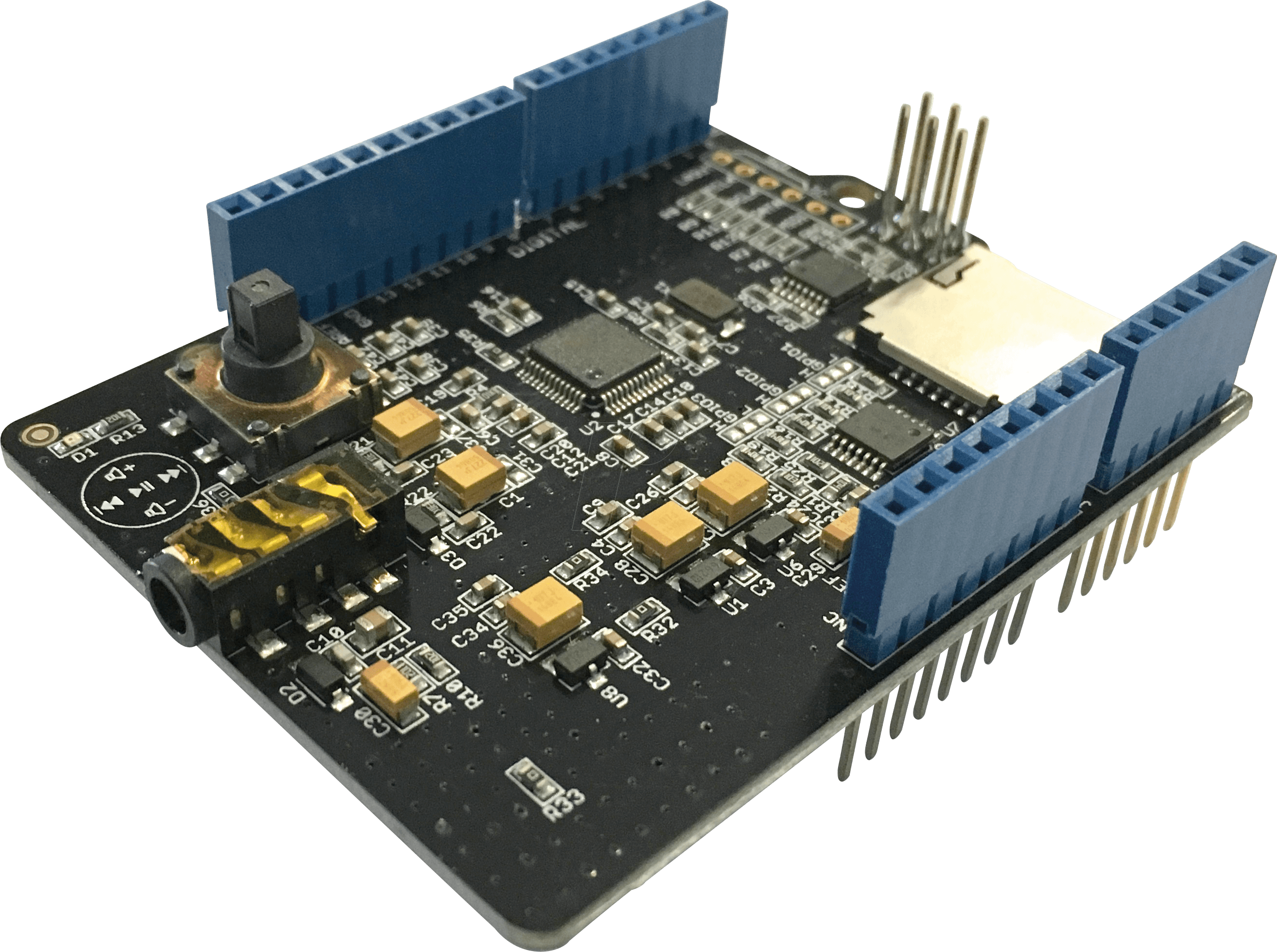 ARD SHD MUSIC V2 - Arduino Shield - Musik V2.0, VS1053B