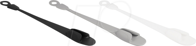 DELOCK 18427 - Kabelhalter mit Schlaufe selbstklebend Set 3 Stück