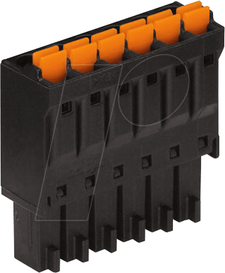 WAGO 714-103 - Federleiste, RM 3,5 mm, 3-pol, kodierbar