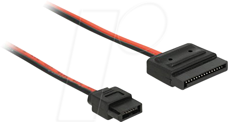 DELOCK 84857 - Kabel Power SATA 15 Pin Buchse > Power Slim SATA 6 Pin Buchse 24