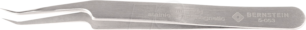 BERN 5 053 - SMD-Pinzette, 30° gewinkelt, sehr spitz, 110 mm