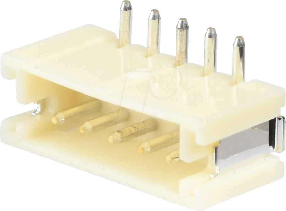 JST B5B-ZR - JST - Stiftleiste, RM 1,5 mm, 1x5 polig, gerade