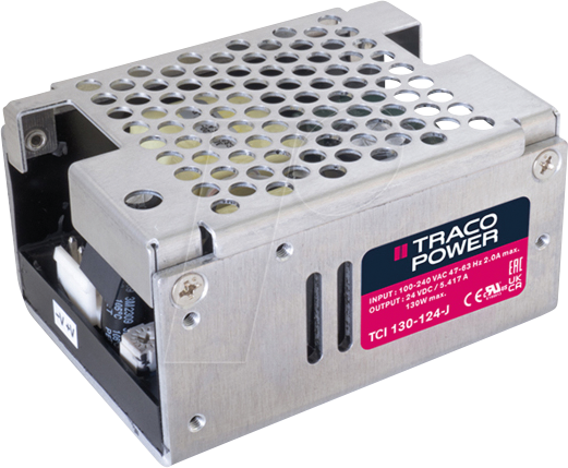 TCI 130-124-J - Schaltnetzteil, geschlossen, 130 W, 90 - 264 VAC, 24 VDC, 5,0 A