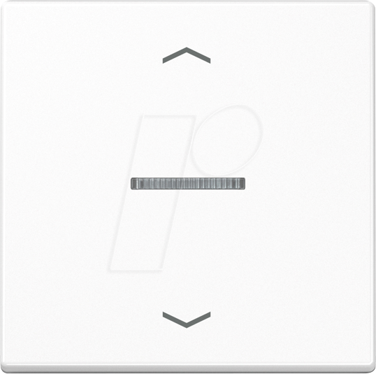 JG A101KO5PBFWW - Wippe, 1-fach, alpinweiß, Lichtleiter, Pfeilsymbole