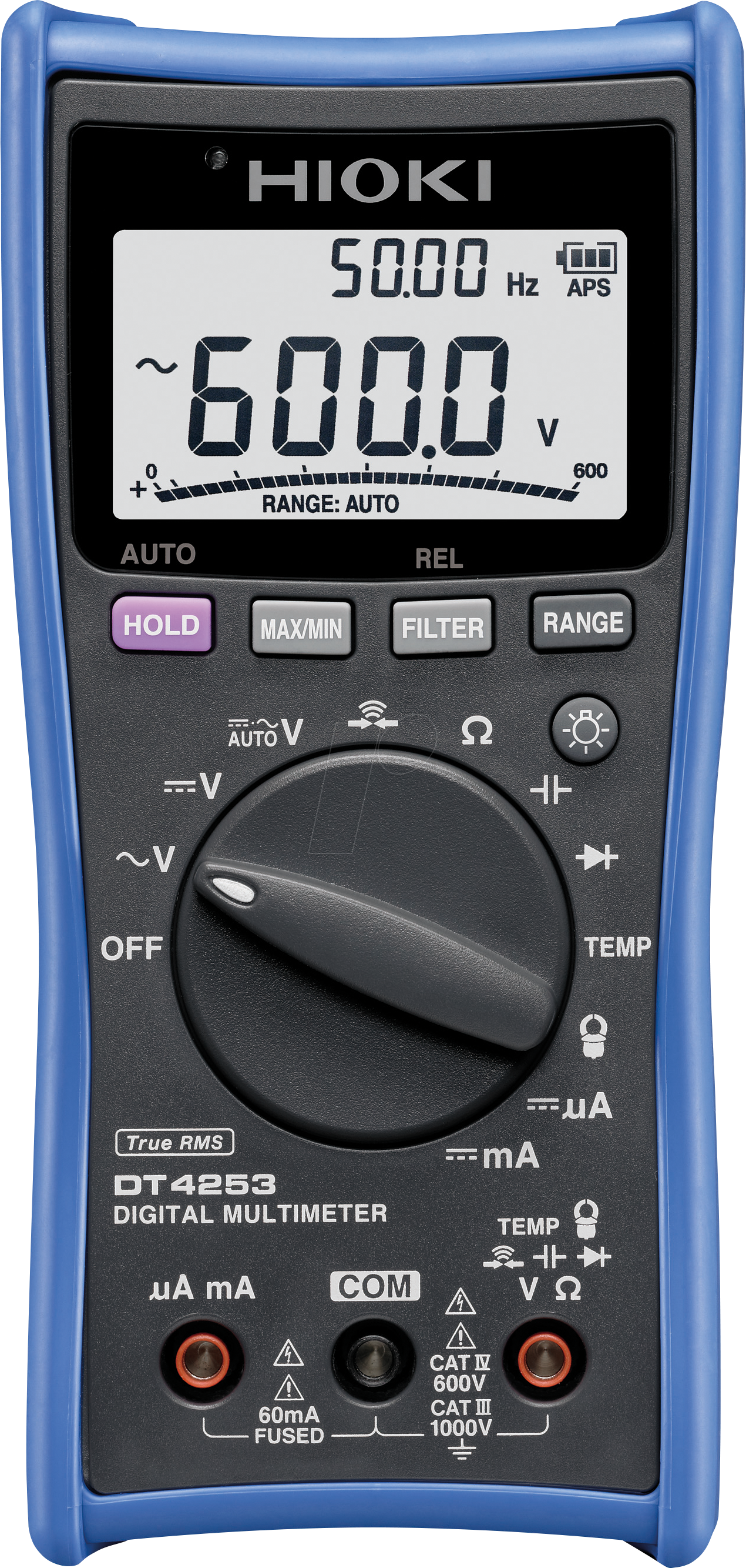 HIOKI DT4253 - Multimeter DT4253, 6000 Counts, TRMS