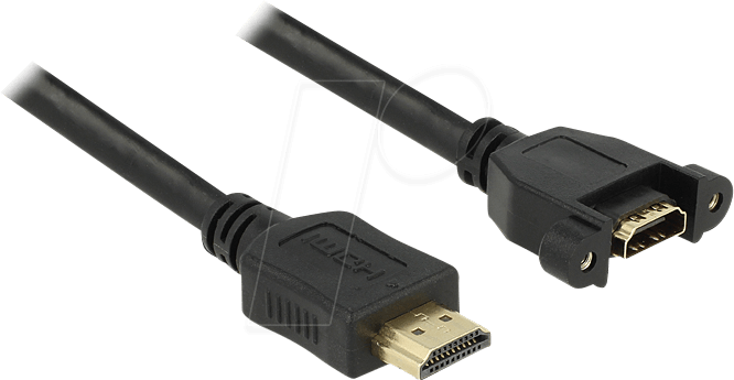 DELOCK 85102 - HDMI A Stecker > HDMI A Buchse, 100 cm
