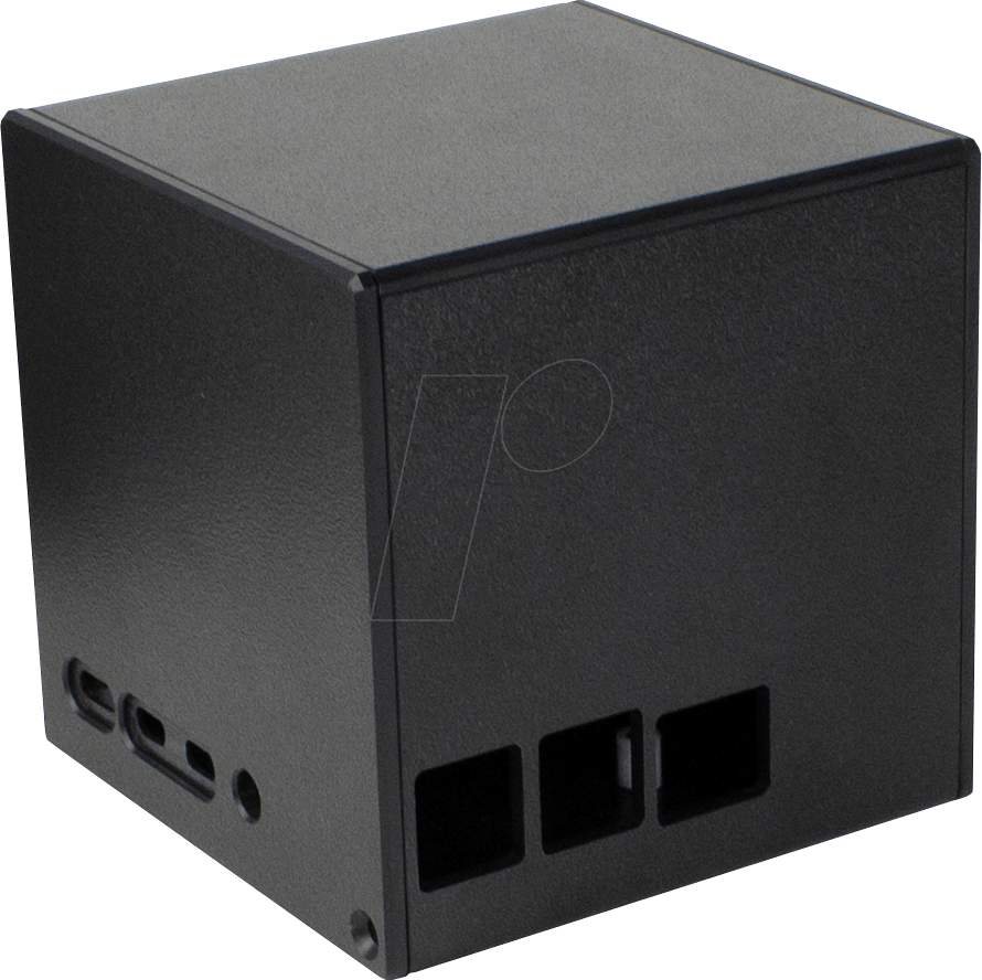 Thumbnail - RPI CASE4 CB-BK - Gehäuse für Raspberry Pi 4, CUBE, schwarz